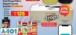 FRUİT DROPS/ODERO MEYVELİ İÇEÇEK ÇEŞİTLERİ 27X200 ML